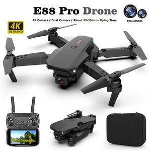 DRONE E88 PRO; CON CAMARA DUAL.