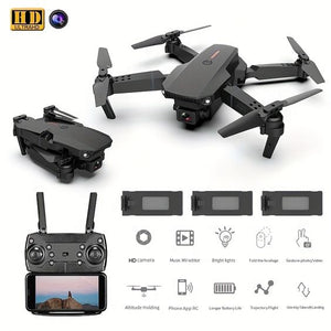 DRONE E88 PRO; CON CAMARA DUAL.